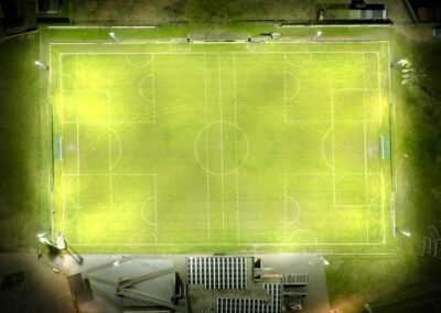 Sportveldverlichting bij KRC Peer